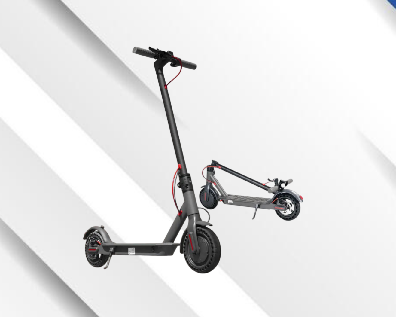 Банер за реклама на електрическа тротинетка