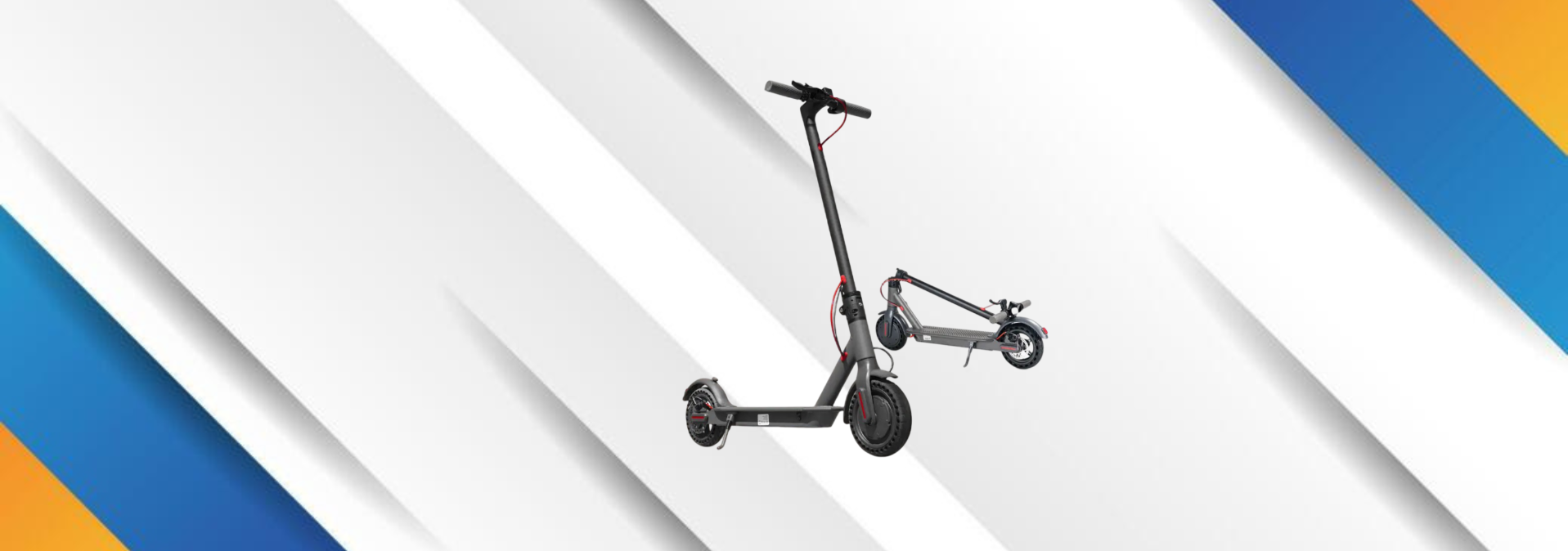 Банер за реклама на електрическа тротинетка